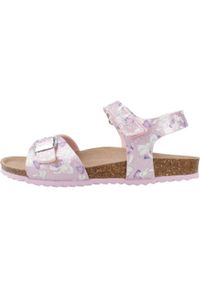 Geox - Sandały GEOX J ADRIEL GIRL C Kwiatowy. Kolor: wielokolorowy. Materiał: syntetyk, tkanina. Wzór: kwiaty. Sezon: lato