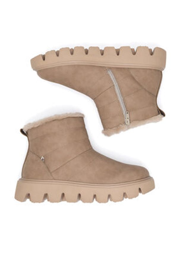 Rieker Revolution Lifestyle Trzewiki W2070-20 Beżowy. Kolor: beżowy. Materiał: skóra, syntetyk