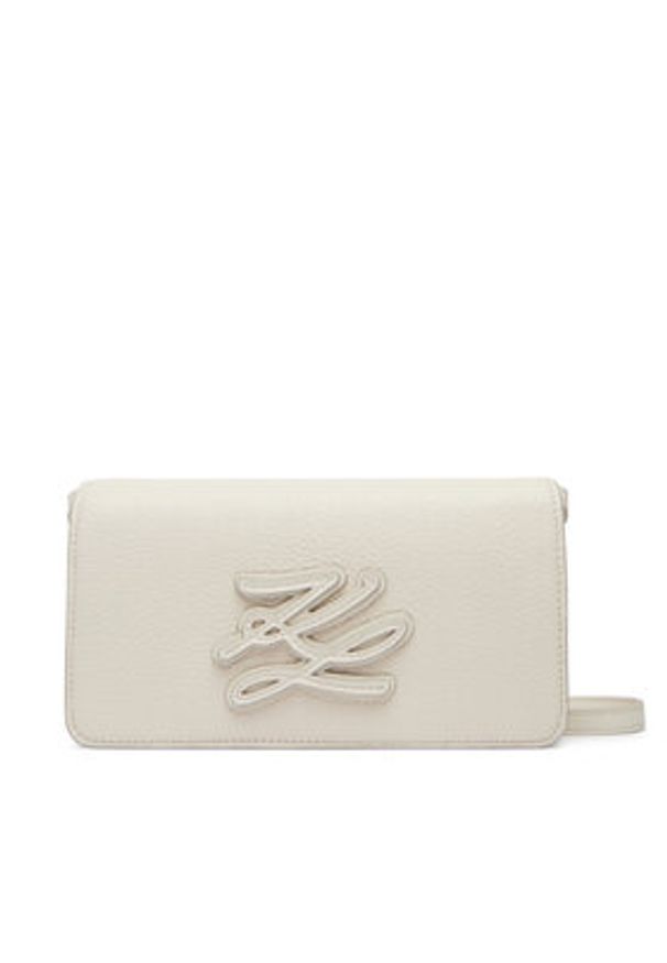 Karl Lagerfeld - KARL LAGERFELD Torebka B2W30272 Biały. Kolor: biały. Materiał: skórzane