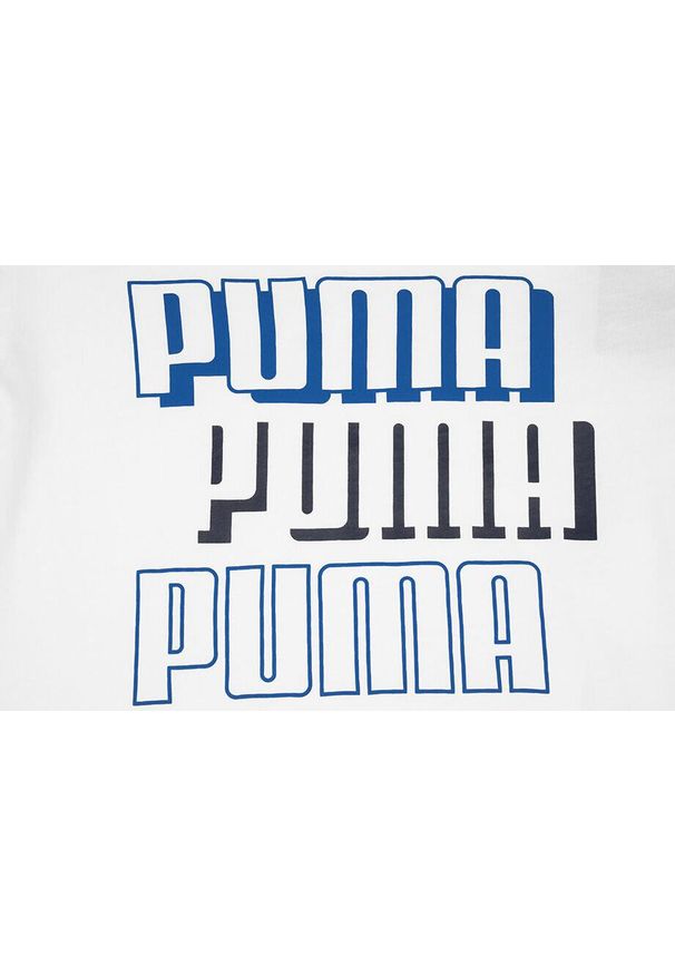 Koszulka treningowa dziecięca Puma Alpha. Kolor: biały. Sport: joga i pilates