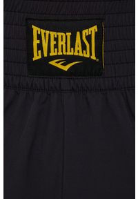 EVERLAST - Everlast szorty treningowe męskie kolor czarny. Kolor: czarny. Materiał: poliester, materiał