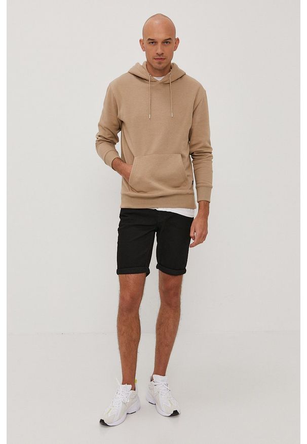 Jack & Jones - Bluza. Okazja: na co dzień. Kolor: beżowy. Styl: casual