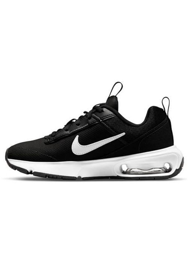 Buty do biegania dla dzieci Nike Air Max Intrlk Lite JR. Zapięcie: sznurówki. Kolor: czarny. Materiał: guma, syntetyk, tkanina, materiał. Szerokość cholewki: normalna. Model: Nike Air Max