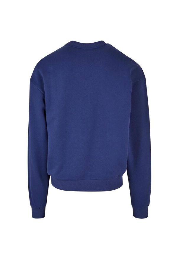 Urban Classics - Bluza Męska Ultra Heavy Crew Neck. Kolor: niebieski