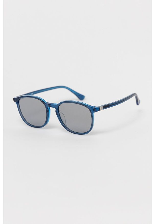 Calvin Klein - Okulary przeciwsłoneczne CK5916S.412. Kształt: owalne. Kolor: niebieski