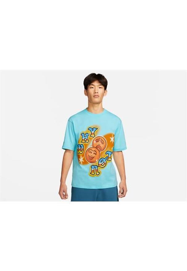 Koszulka sportowa męska Nike Air Jordan 'why Not'. Kolor: niebieski. Długość rękawa: krótki rękaw. Długość: krótkie. Sport: fitness