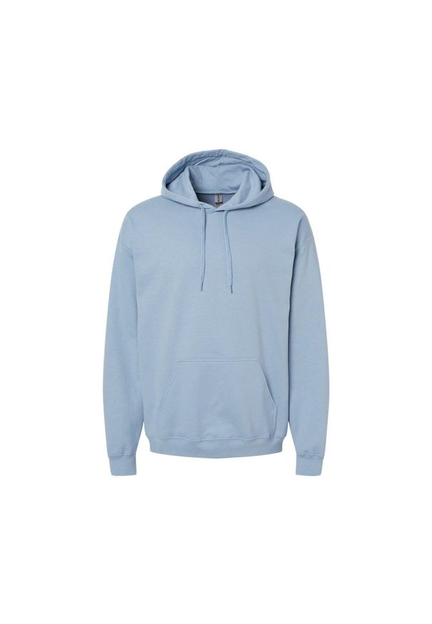 GILDAN - Bluza Z Kapturem Dla Dorosłych Unisex Softstyle Fleece Midweight. Typ kołnierza: kaptur. Kolor: wielokolorowy, niebieski, szary