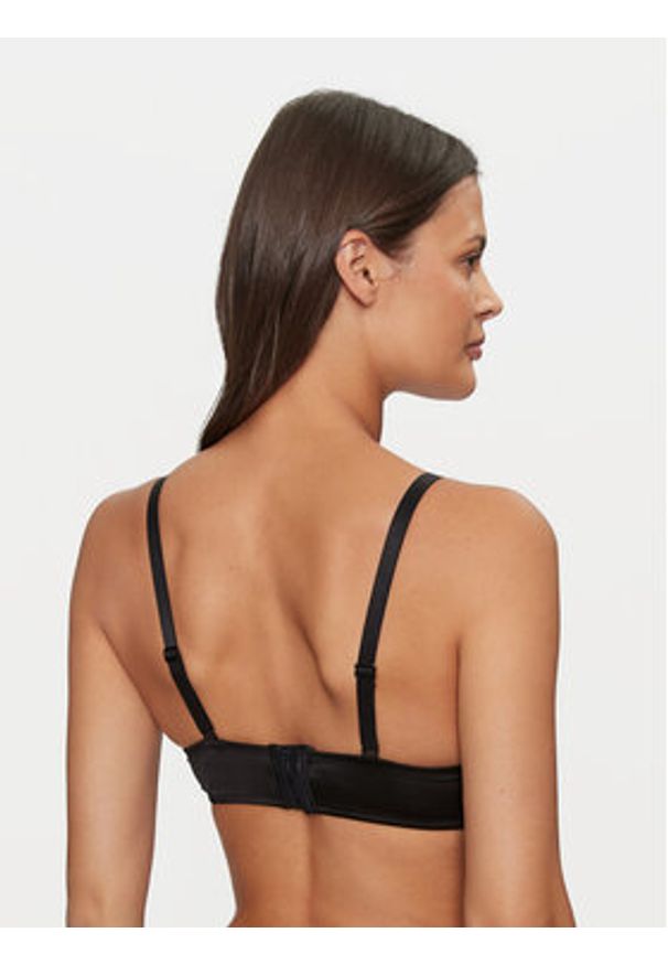 Chantelle Biustonosz z fiszbiną Tattoo Love C22DN6 Czarny. Kolor: czarny. Materiał: syntetyk