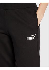 Puma Spodnie dresowe Essenstials 586839 Czarny Regular Fit. Kolor: czarny. Materiał: bawełna, syntetyk