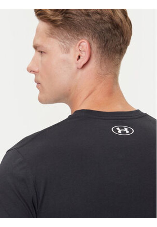 Under Armour T-Shirt Ua Sportstyle Logo Update Ss 1382911-001 Czarny Loose Fit. Kolor: czarny. Materiał: bawełna
