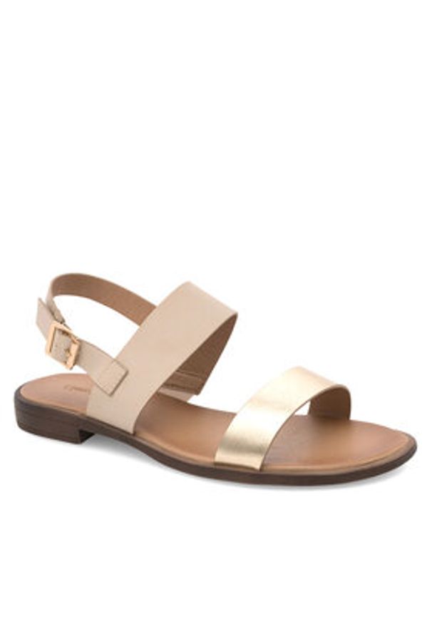 Clara Barson Sandały GAMMA WS6112-01 Beżowy. Kolor: beżowy. Materiał: syntetyk