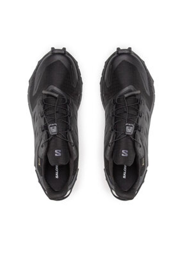 salomon - Salomon Buty do biegania Supercross 4 Gtx GORE-TEX 417316 26 V0 Czarny. Kolor: czarny. Materiał: materiał. Technologia: Gore-Tex