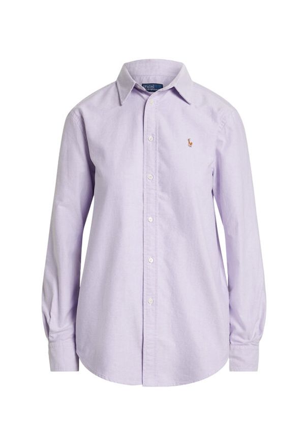 Polo Ralph Lauren Koszula 211970736506 Fioletowy Relaxed Fit. Typ kołnierza: polo. Kolor: fioletowy. Materiał: bawełna