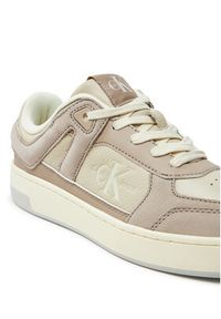 Calvin Klein Jeans Sneakersy Basket Cupsole Low Ml Mix YW0YW01579 Szary. Kolor: szary. Materiał: skóra #5