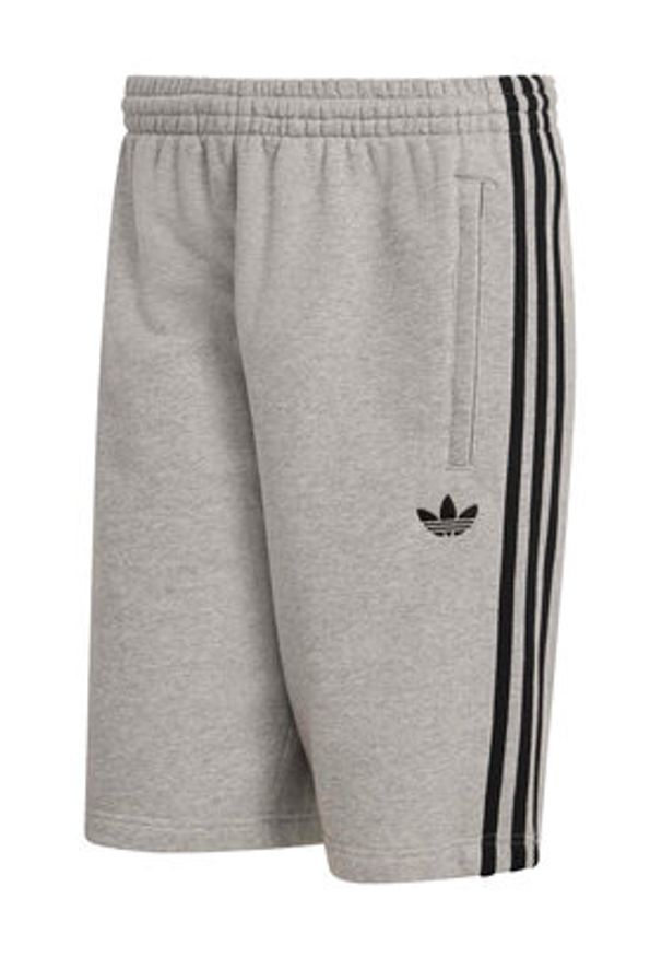 Adidas - adidas Szorty sportowe 3-Stripes KE2433 Szary Regular Fit. Kolor: szary. Materiał: bawełna. Styl: sportowy