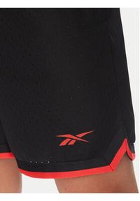 Reebok Szorty sportowe 100216389 Czarny Regular Fit. Kolor: czarny. Materiał: syntetyk #4