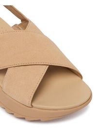 Clarks Sandały DashLite Wish 26185883 Beżowy. Kolor: beżowy. Materiał: zamsz, skóra #4