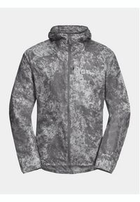 Jack Wolfskin Wiatrówka Prelight 1307861 Szary Regular Fit. Kolor: szary. Materiał: syntetyk