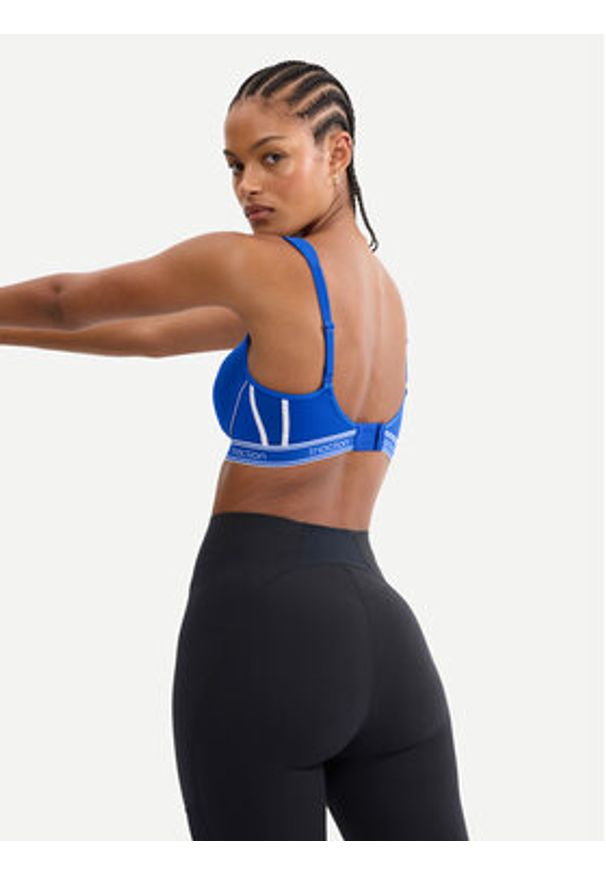 Triumph Biustonosz sportowy Triaction Cardio Breeze 10226411 Niebieski. Kolor: niebieski. Materiał: syntetyk