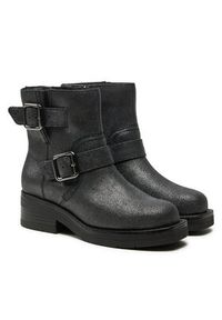 Clarks Botki Rebelle Buckle 26178889 Srebrny. Kolor: srebrny. Materiał: skóra