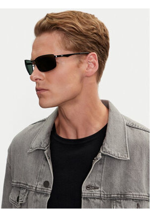 Ray-Ban Okulary przeciwsłoneczne 0RB3498 002/71 Czarny. Kolor: czarny