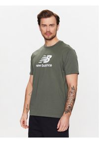 New Balance T-Shirt MT31541 Zielony Relaxed Fit. Kolor: zielony. Materiał: bawełna