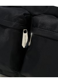Philipp Plein - PHILIPP PLEIN - Czarny plecak z logotypem. Kolor: czarny. Materiał: nylon. Wzór: aplikacja #2