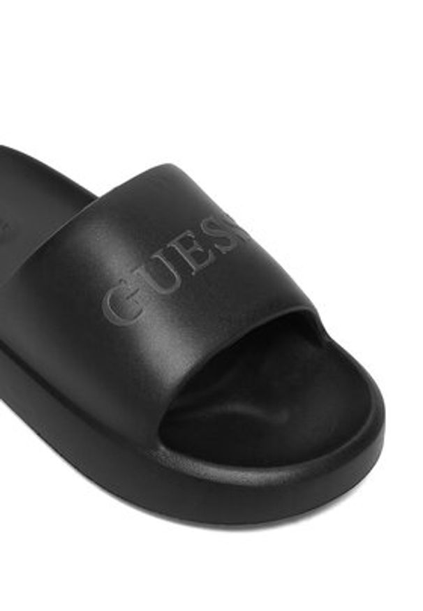 Guess Klapki F6GZ04 BB00F Czarny. Kolor: czarny. Materiał: syntetyk