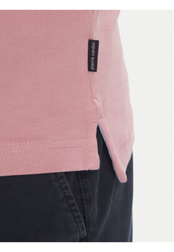 Pierre Cardin Polo C5 21374.2112 Różowy Regular Fit. Typ kołnierza: polo. Kolor: różowy. Materiał: bawełna