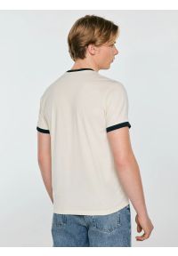 Big-Star - Koszulka męska z linii Authentic z logo BIG STAR perłowa Summet 103. Kolor: kremowy. Materiał: bawełna #4