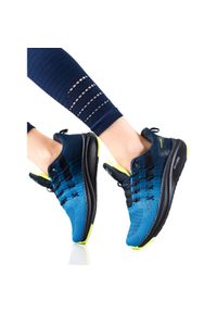 Lekkie Sportowe Sneakersy DK niebieskie. Kolor: niebieski #5