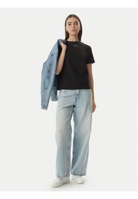 Calvin Klein T-Shirt Classic LV147C857G Czarny Regular Fit. Kolor: czarny. Materiał: bawełna #5