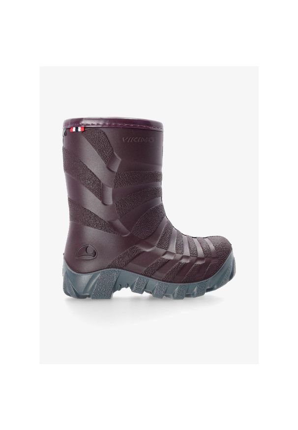 Buty dla dziewczynek Viking Footwear Ultra Warm. Kolor: czerwony. Styl: sportowy. Sport: turystyka piesza