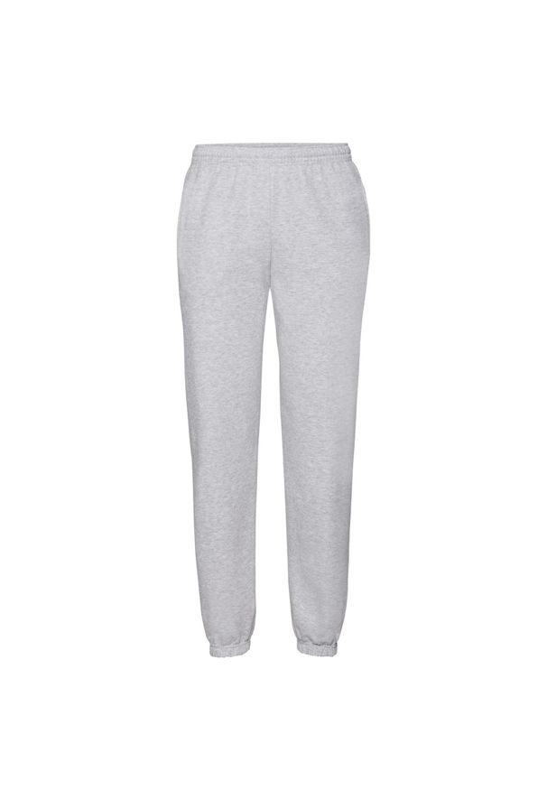 FRUIT OF THE LOOM - Spodnie Do Biegania Unisex Dla Dorosłych Classic 260 Z Elastycznymi Mankietami. Kolor: szary