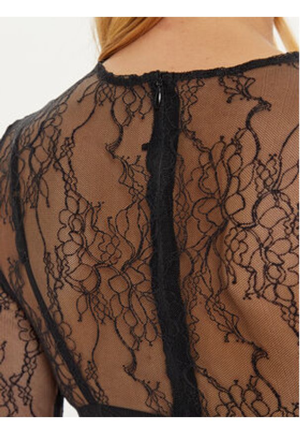 Undress Code Body Electric 802 Czarny Slim Fit. Kolor: czarny. Materiał: syntetyk