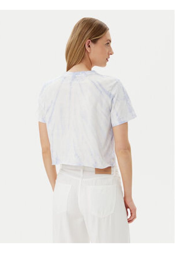 Guess T-Shirt V5GI19 I3Z14 Fioletowy Regular Fit. Kolor: fioletowy. Materiał: bawełna