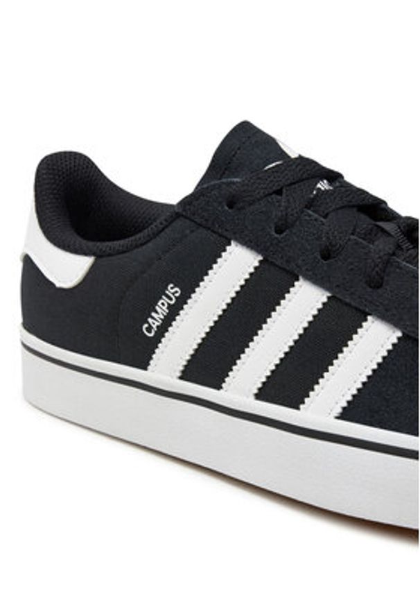 Adidas - adidas Sneakersy Campus Vulc IH8038 Czarny. Kolor: czarny. Materiał: materiał. Model: Adidas Campus