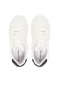 Calvin Klein Sneakersy Low Cut Lace-Up V3X9-83293-1355 S Biały. Kolor: biały. Materiał: skóra #6