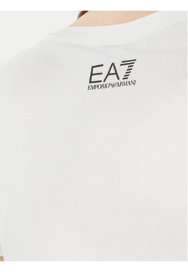 EA7 Emporio Armani T-Shirt 7W001093 AF10373 U0002 Biały Regular Fit. Kolor: biały. Materiał: bawełna