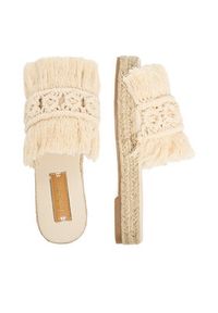 DeeZee Espadryle S294 Écru. Materiał: materiał #4