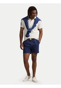 Polo Ralph Lauren Polo 710978082002 Biały Custom Slim Fit. Typ kołnierza: polo. Kolor: biały. Materiał: bawełna