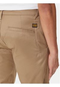 G-Star RAW - G-Star Raw Chinosy Morry D26400-C105 Beżowy Tapered Fit. Kolor: beżowy. Materiał: bawełna #4