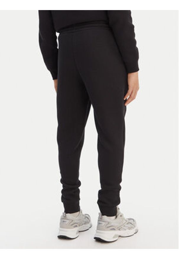 Reebok Spodnie dresowe Azaz RK25549CCM Czarny Slim Fit. Kolor: czarny. Materiał: syntetyk, bawełna
