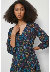 medicine - Medicine sukienka midi rozkloszowana. Materiał: tkanina. Typ sukienki: rozkloszowane. Długość: midi #4