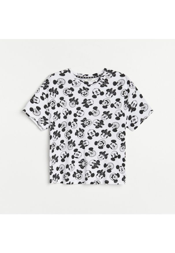 Reserved - Bawełniany t-shirt Myszka Miki - Wielobarwny. Materiał: bawełna