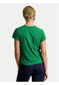 Polo Ralph Lauren T-Shirt 211B14605022 Zielony ciemny Classic Fit. Typ kołnierza: polo. Kolor: zielony. Materiał: bawełna #2