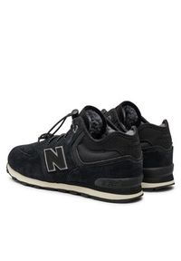 New Balance Sneakersy PV574HGX Czarny. Kolor: czarny. Materiał: zamsz, skóra. Model: New Balance 574 #5