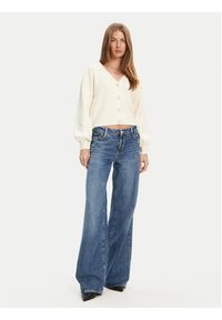 Guess Kardigan W5YR07 Z2ZK2 Écru Relaxed Fit. Materiał: wiskoza #4