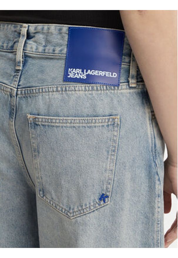Karl Lagerfeld Jeans Jeansy B2W10087 Niebieski jasny Wide Leg. Kolor: niebieski