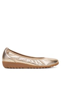 Baleriny Caprice. Kolor: złoty #1